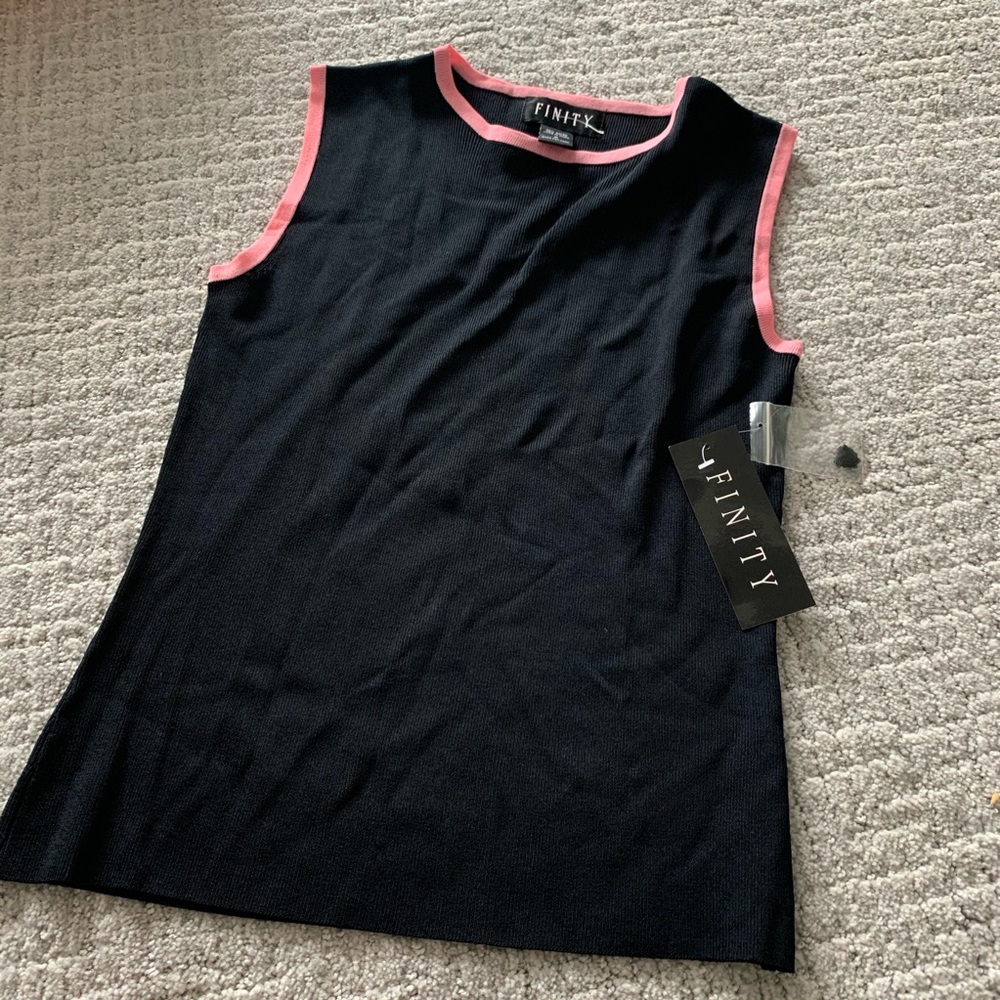 Blue and pink lined shell